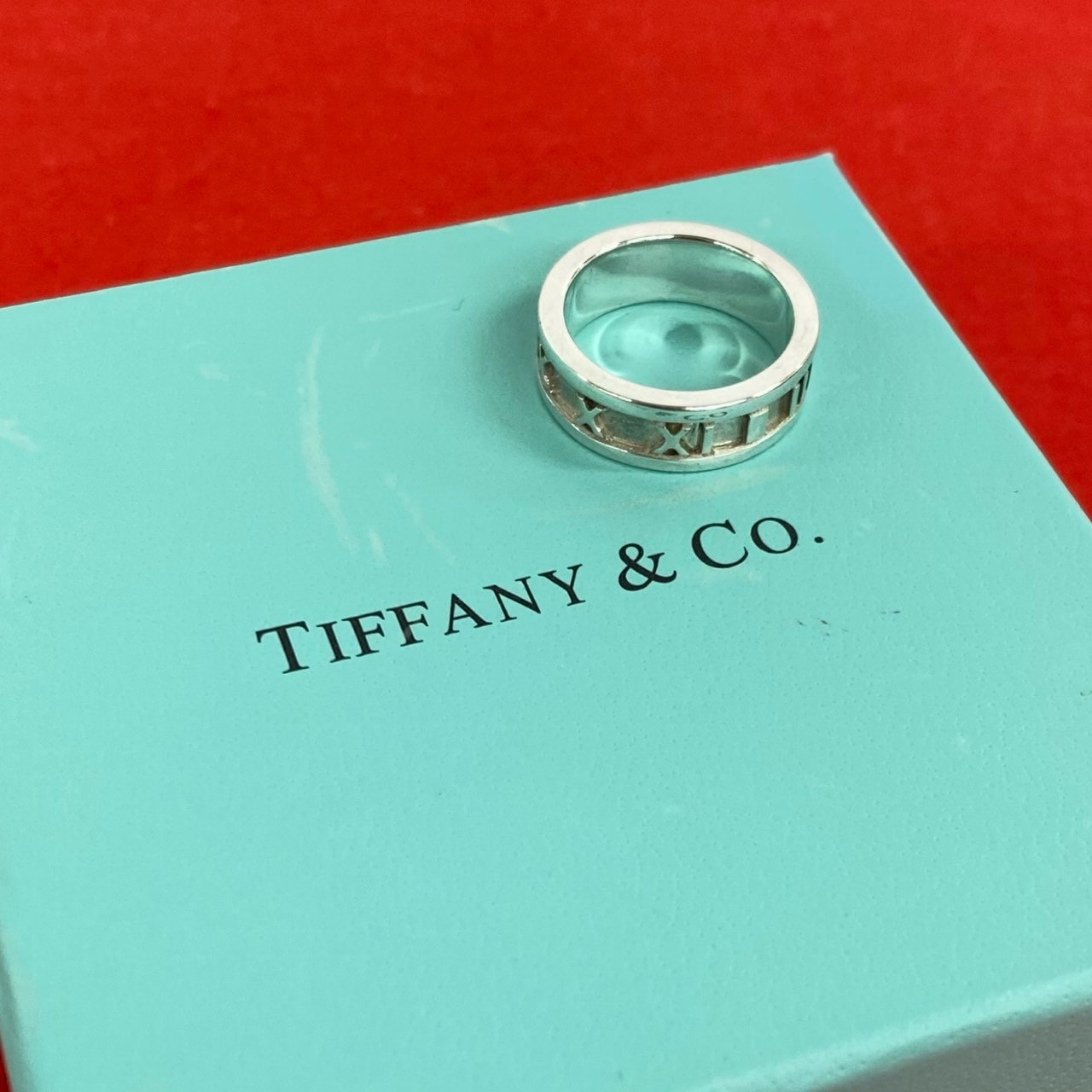 B (目立った傷や汚れなし)】TIFFANY&Co. ティファニー アトラス リング