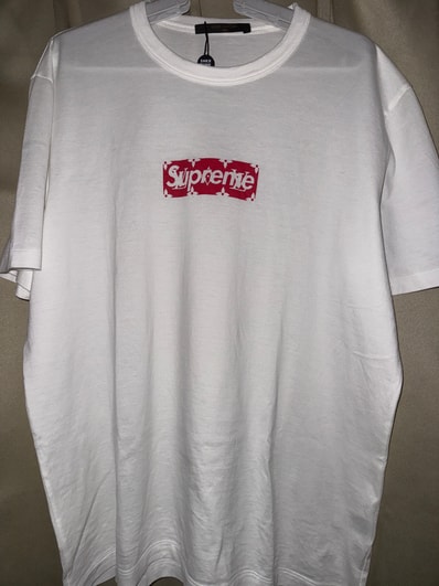 Supreme / Louis Vuitton Box Logo Tee "Red"