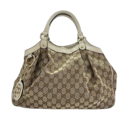 グッチ GUCCI スーキー ハンドバッグ キャンバス【中古】