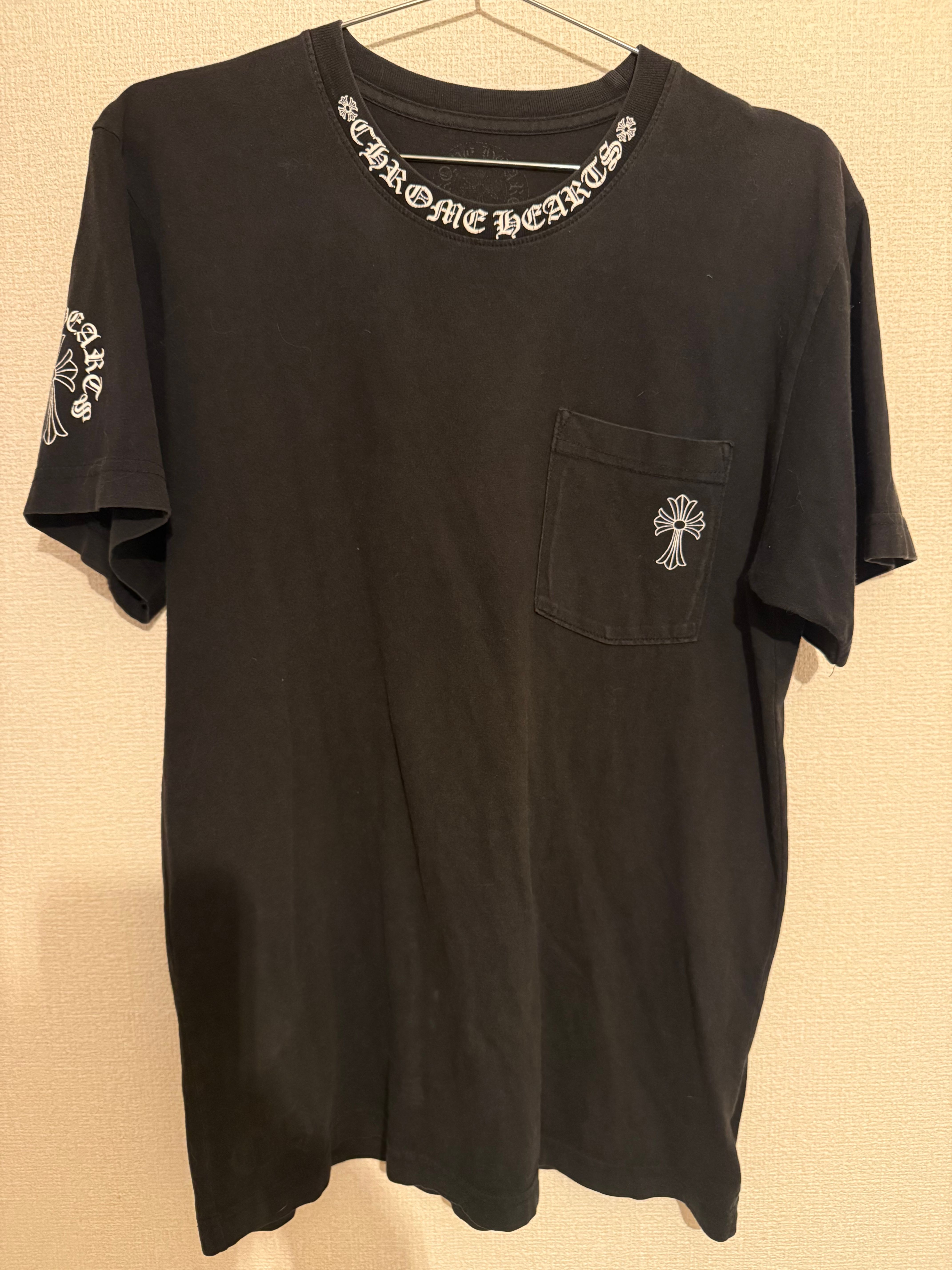 Chrome Hearts CH Cross Neck Print T-Shirt "Black"