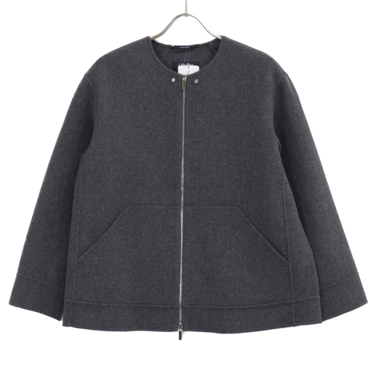 エスマックスマーラ 【新品同様/国内正規】CUCITO AMANOクチートアマーノ 24290460936 ダブルフェイス W-ZIP ノーカラージャケット 42