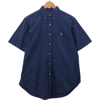 古着 ラルフローレン Ralph Lauren 半袖 ボタンダウンシャツ メンズM相当/eaa546740