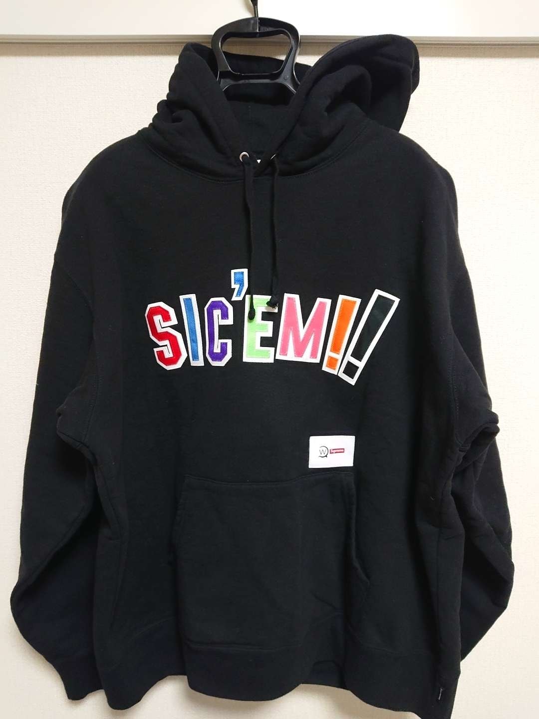 Supreme / WTAPS Sic'em! Hooded Sweatshirt "Black"