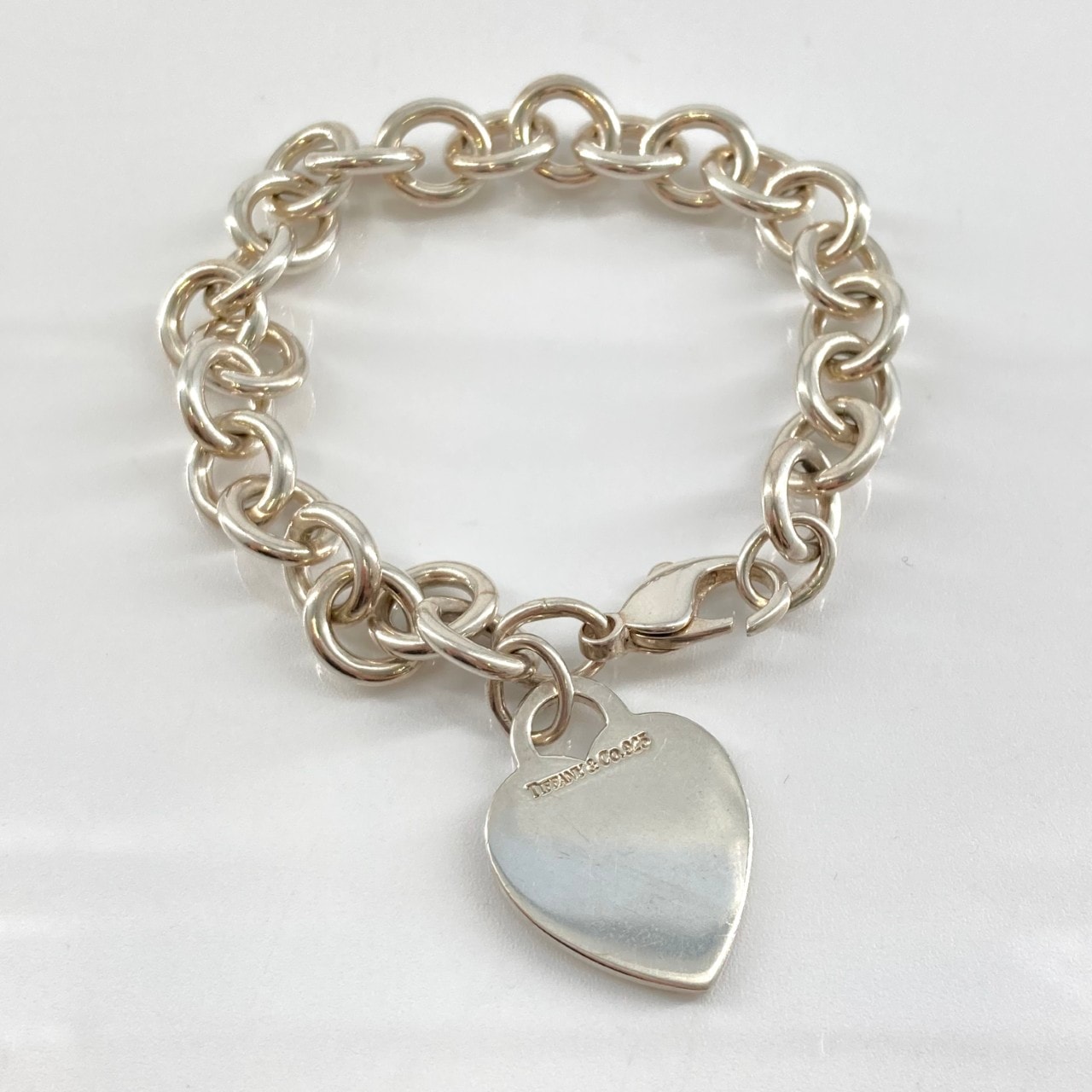 TIFFANY&Co.(ティファニー) リターン トゥ ティファニー ハートタグ Ag925 ブレスレット 34.90g シルバー