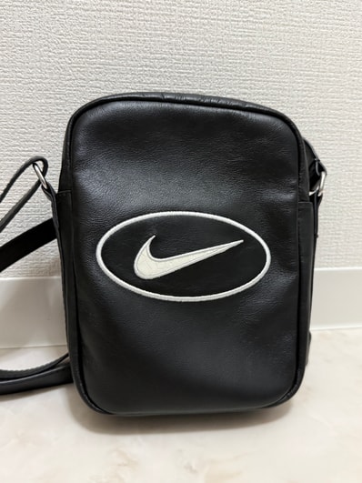 Supreme x Nike Leather Shoulder Bag "Black" HJ7964-045