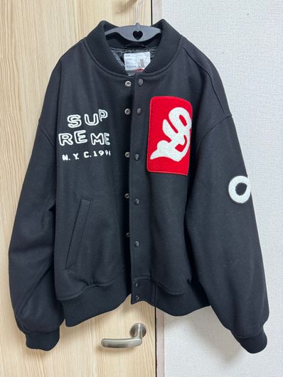 Supreme Tourist Varsity Jacket "Black"