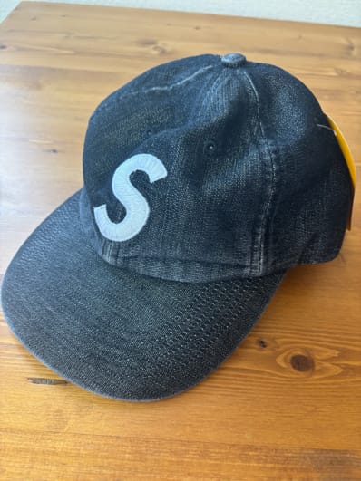Supreme Cordura Denim S Logo 6-Panel "Black"