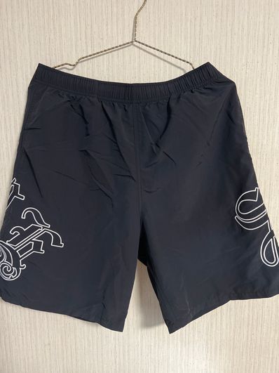 Supreme Old English Nylon Short "Black"