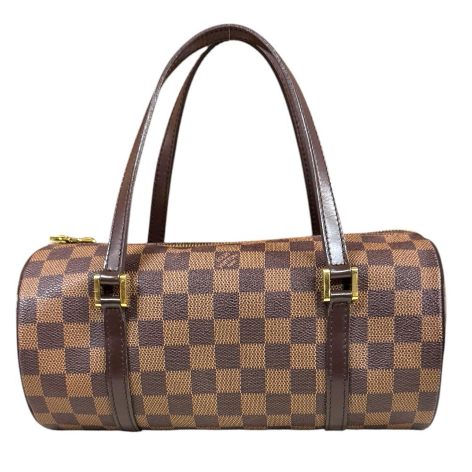 ルイヴィトン パピヨン26 ダミエ ハンドバッグ ダミエキャンバス N51304 ブラウン レディース LOUIS VUITTON  中古