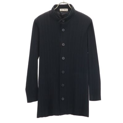 ISSEY MIYAKE イッセイミヤケ スタンドカラー プリーツ ジャケット