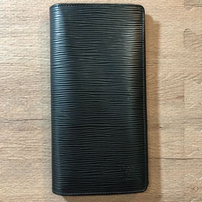 Louis Vuitton Brazza Wallet Epi "Noir"