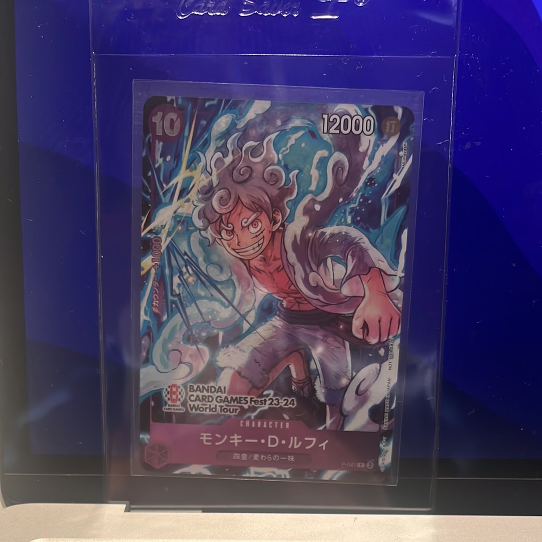 モンキー・D・ルフィ P [P-041] (BANDAI CARD GAMES Fest23-24 World Tour)