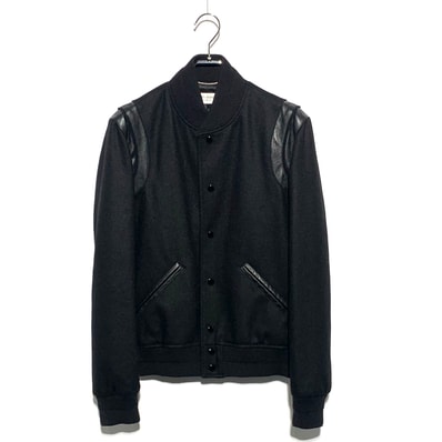 Saint Laurent Wool Teddy Jacket "Black"