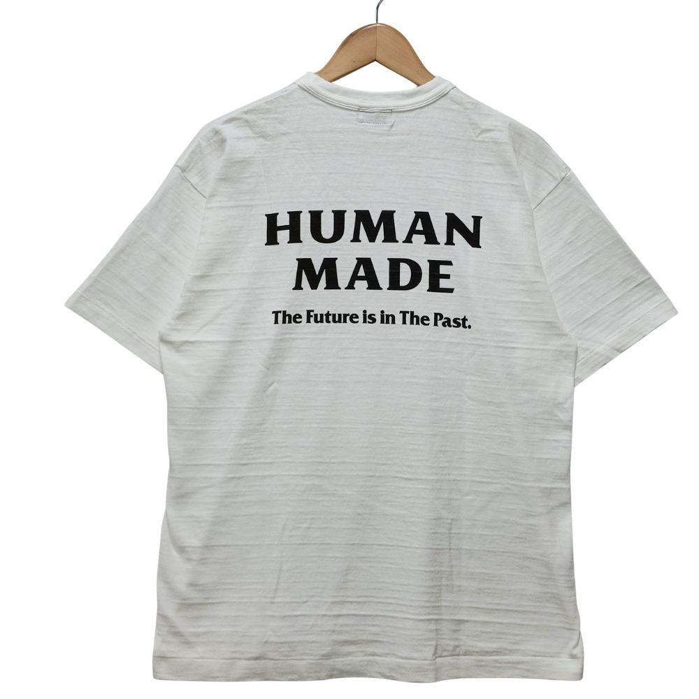 HUMAN MADE ヒューマンメイド × RED WING XX30TE001 グラフィック ロゴ プリント 半袖Tシャツ コットン ホワイト サイズXL 正規品 / 55967