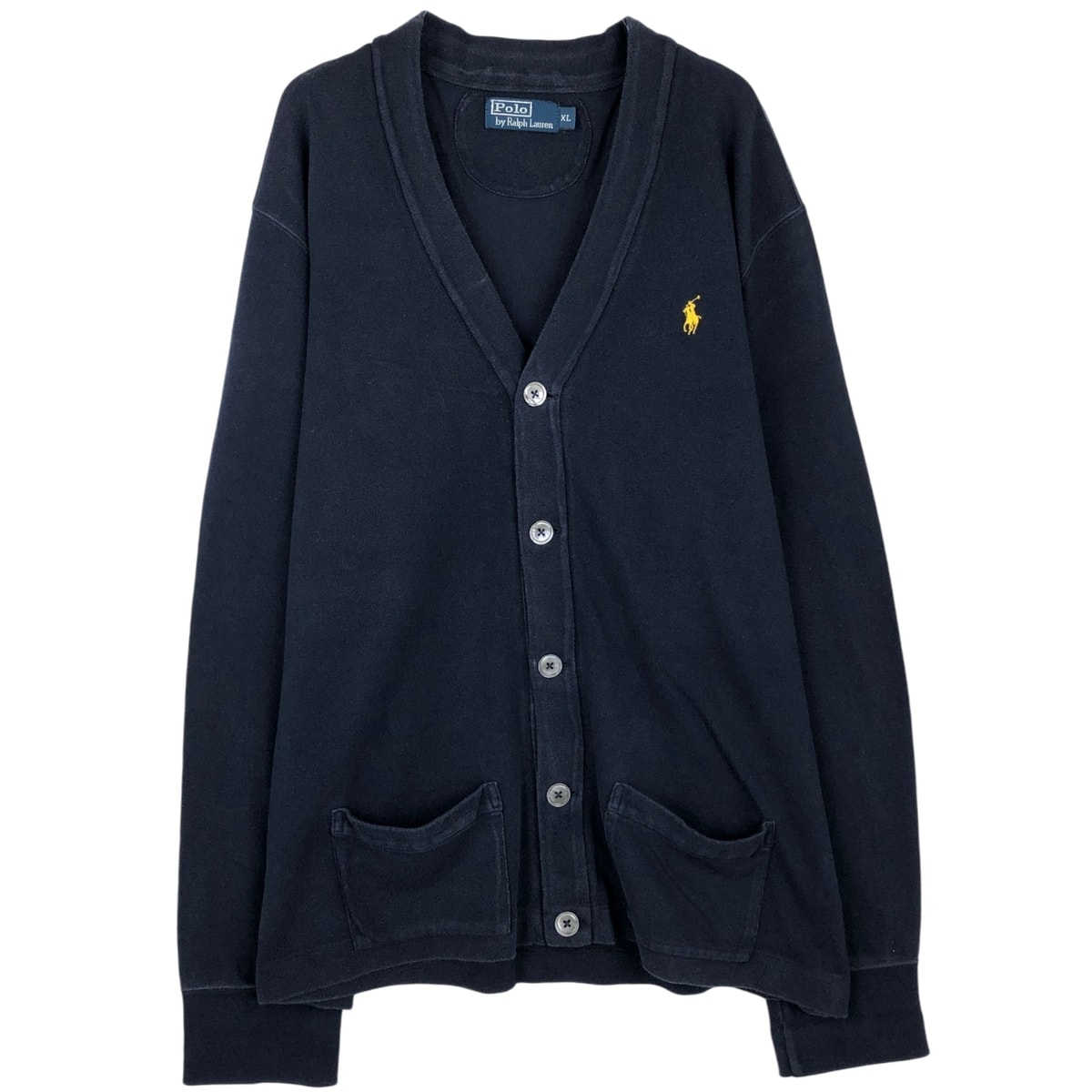 古着 ラルフローレン Ralph Lauren POLO by Ralph Lauren 鹿の子 カーディガン メンズXL相当/eaa645963
