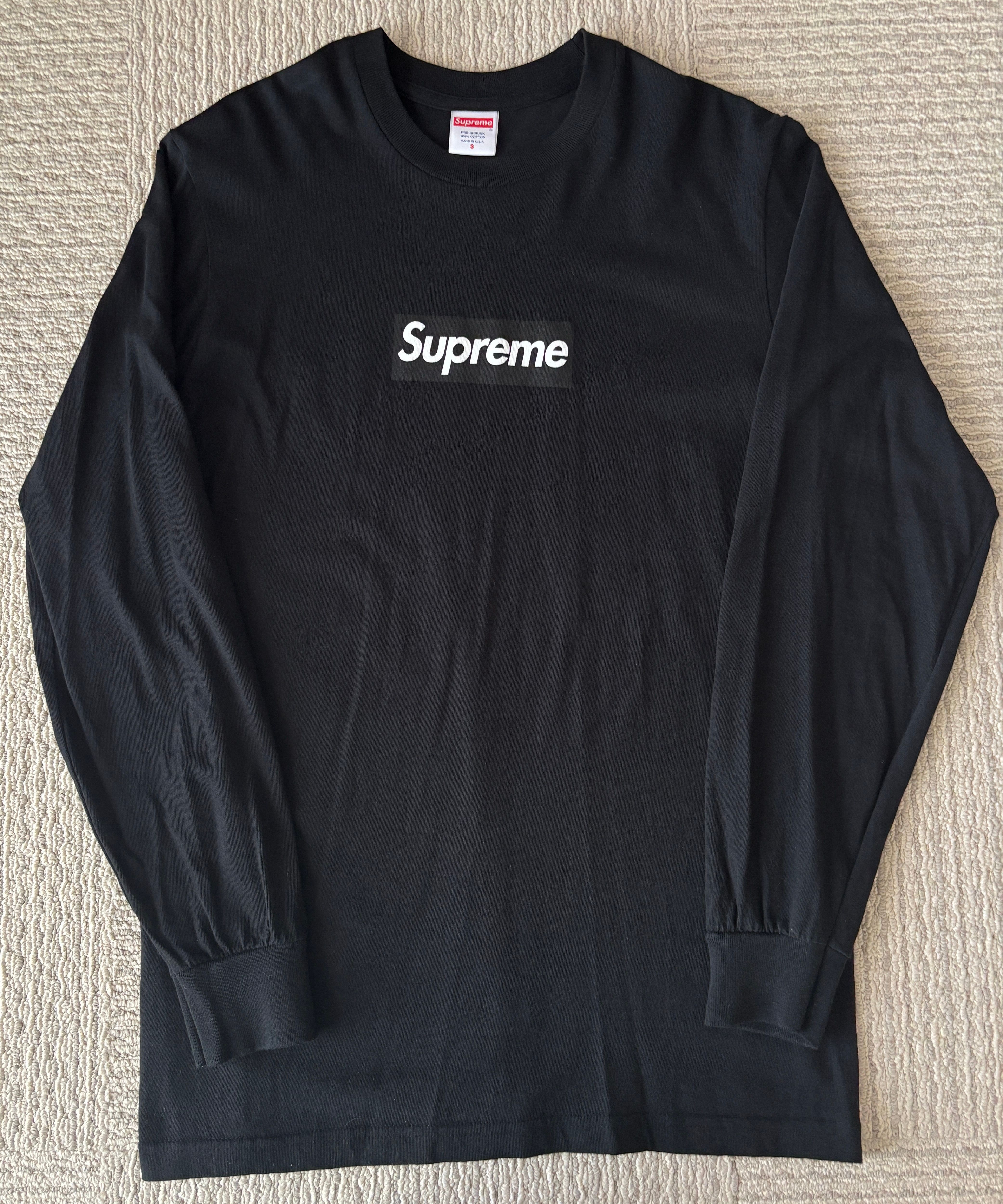 Supreme Box Logo L/S Tee "Black"