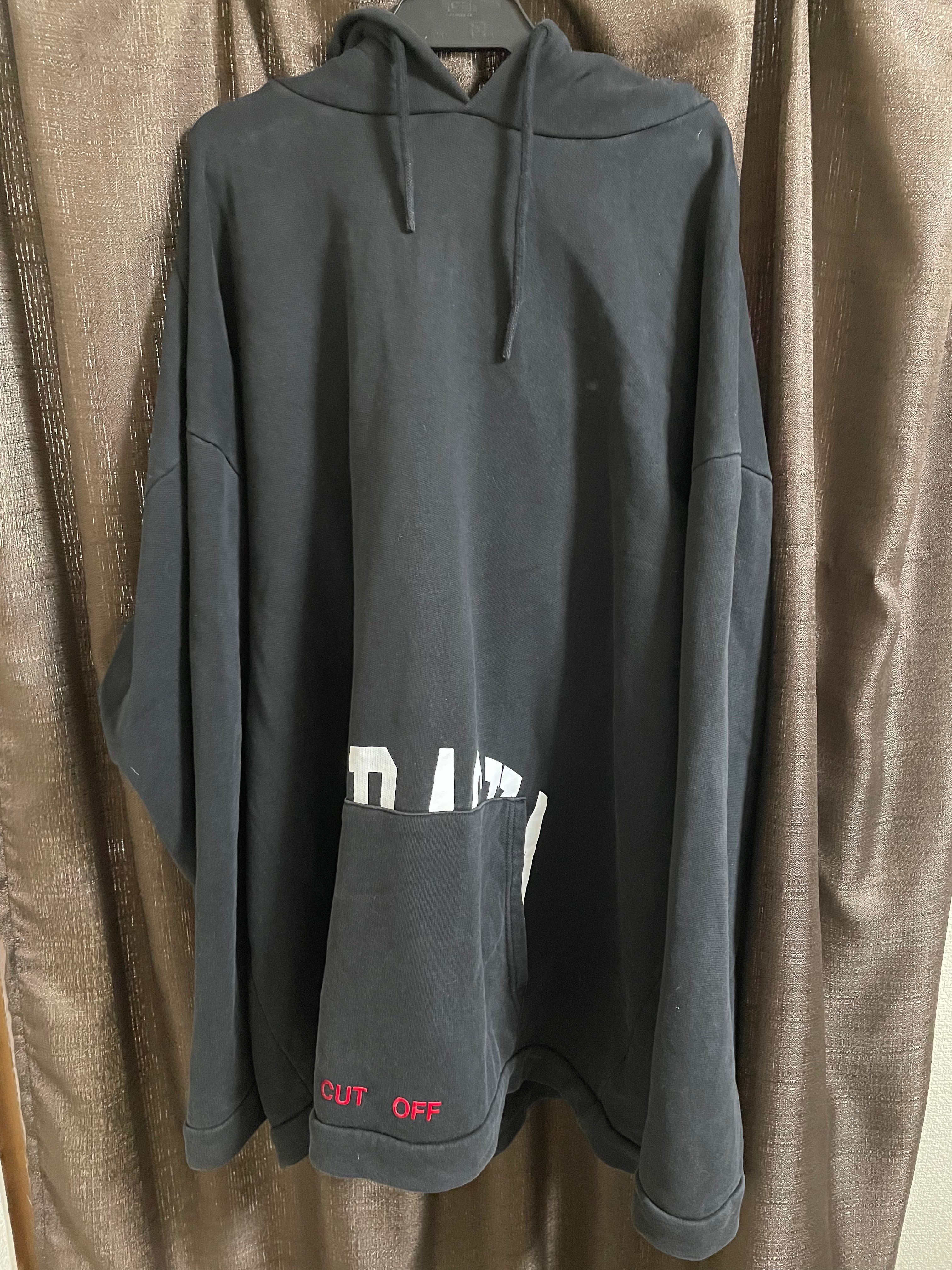OFF-WHITE DIAGONAL MONALISA HOODY "Black"
