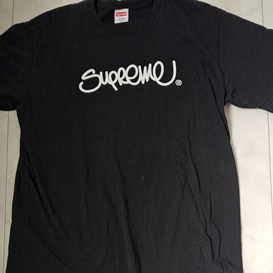 Supreme Handstyle Tee "Black"