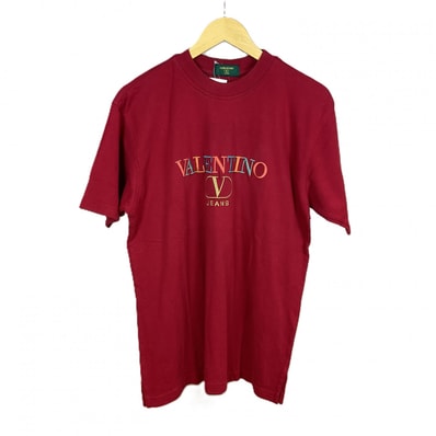 VALENTINO 【ヴァレンティノ】 tシャツ フロントロゴ 赤 M