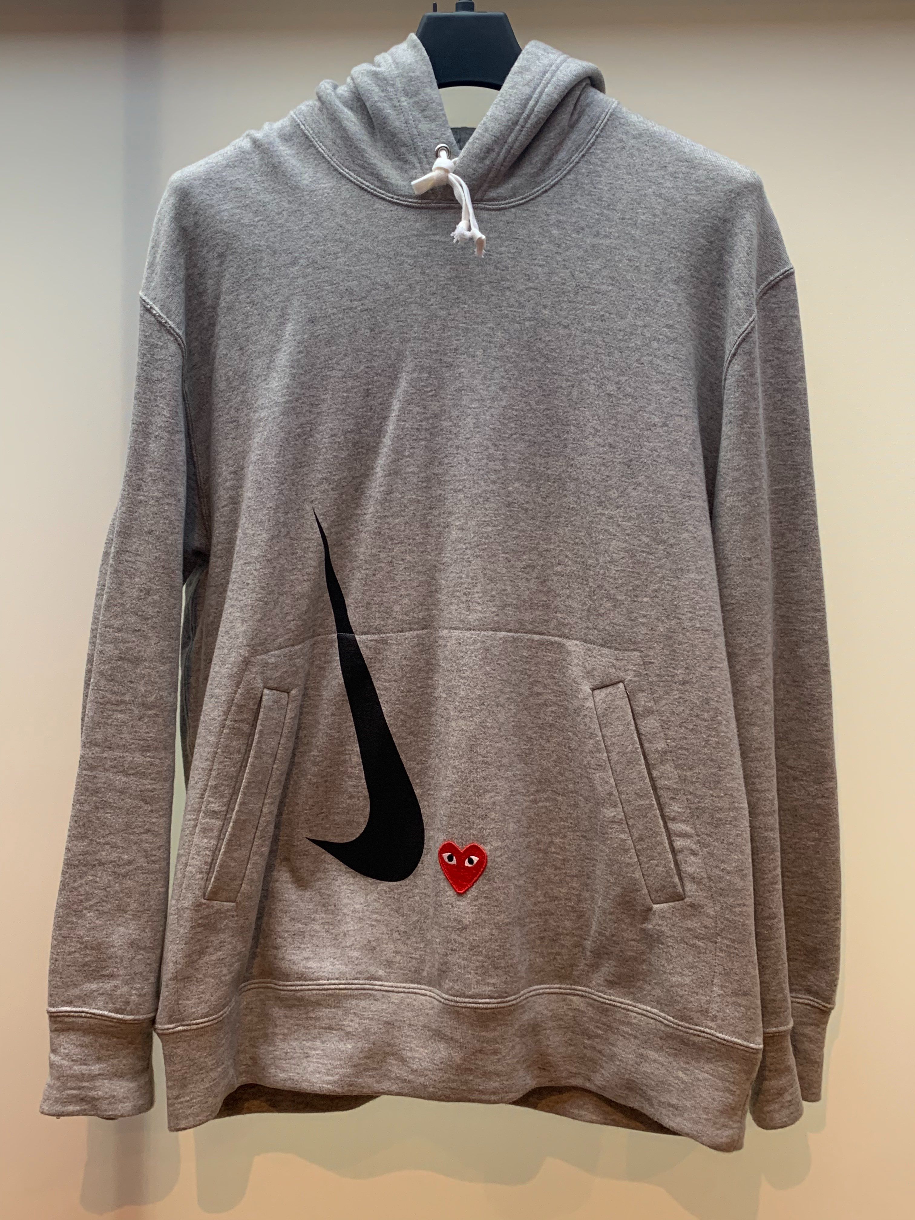 Nike x CDG Play Hoodie "Grey"