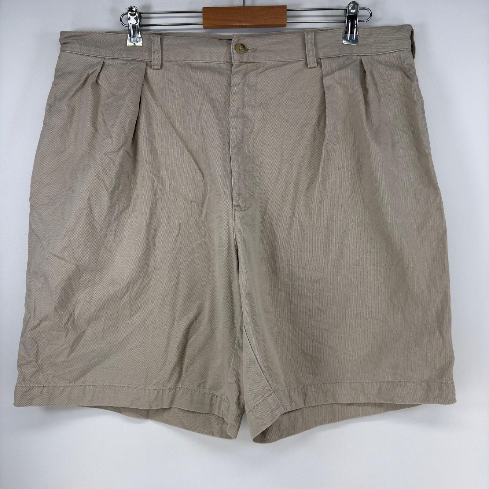古着 ポロバイラルフローレン Polo by Ralph Lauren ショートパンツ TYLER SHORT ポロチノ ツータック L ベージュ系 メンズ