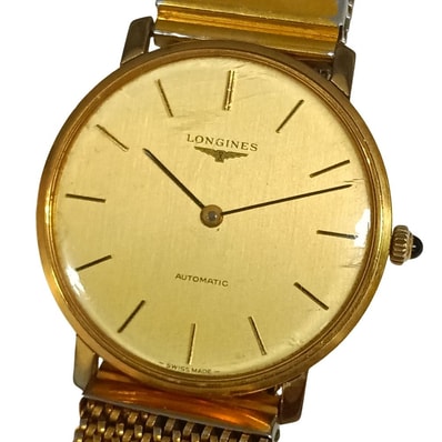 LONGINES ロンジン 自動巻き メンズ ベルト社外 腕時計 C1316