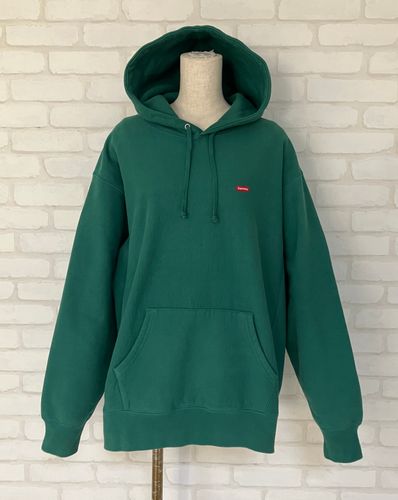 Supreme Small Box Hooded Sweatshirt "Light Pine" (21FW)