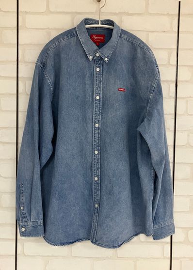 Supreme Small Box Shirt "Denim" (22SS)