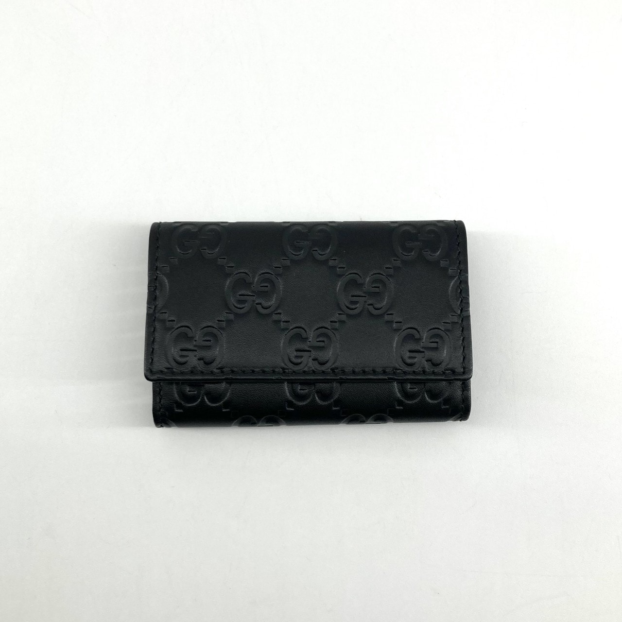 LOUIS VUITTON(ルイ・ヴィトン) シマレザー 138093 キーケース ブラック