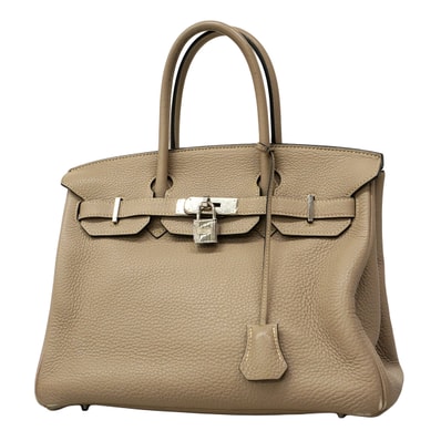 ★最終価格★SALE【6fa0893】エルメス ハンドバッグ バーキン30 トリヨンクレマンス トゥルティエールグレー シルバー金具 □N刻印【中古】レディース