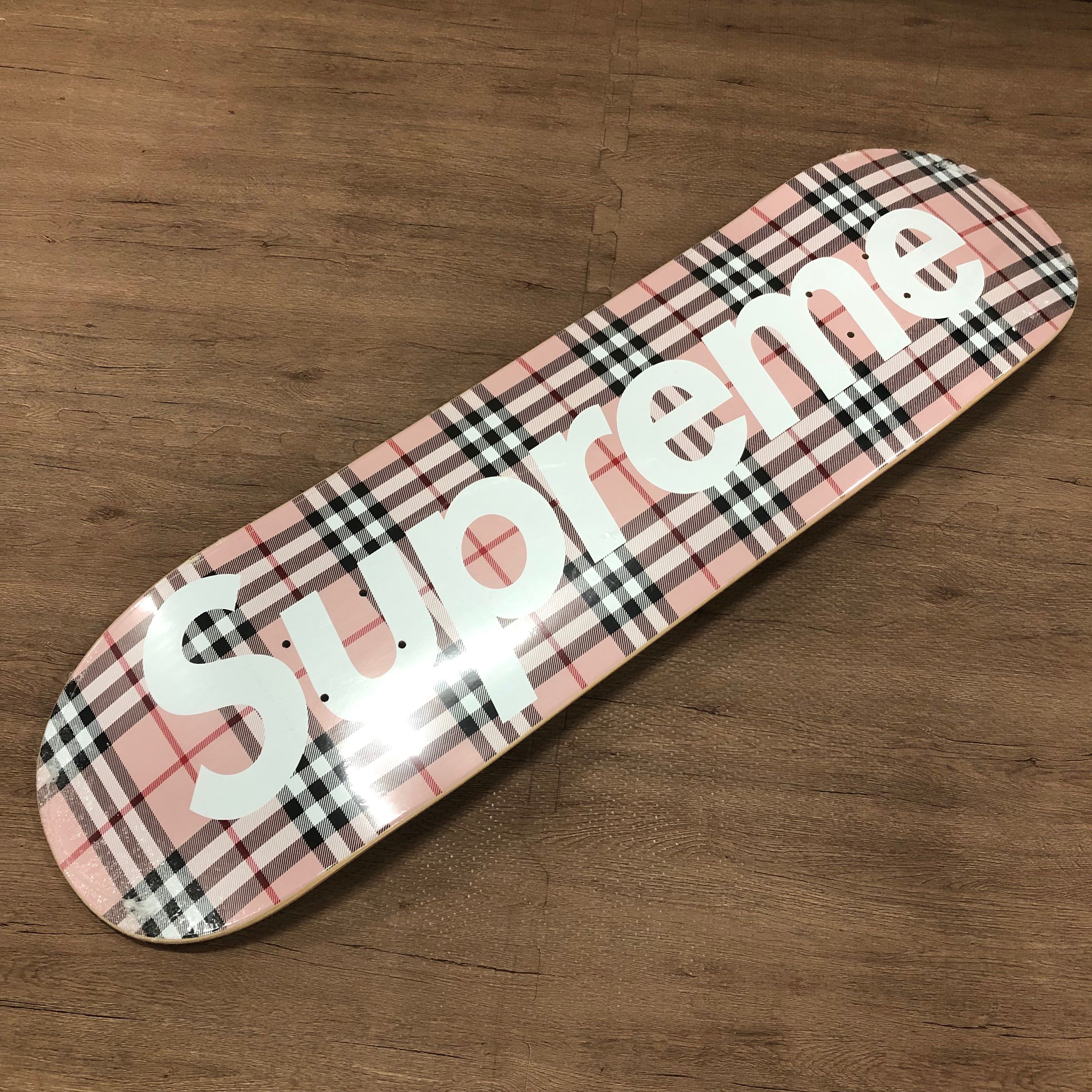 Supreme / Burberry Skateboard "Pink"