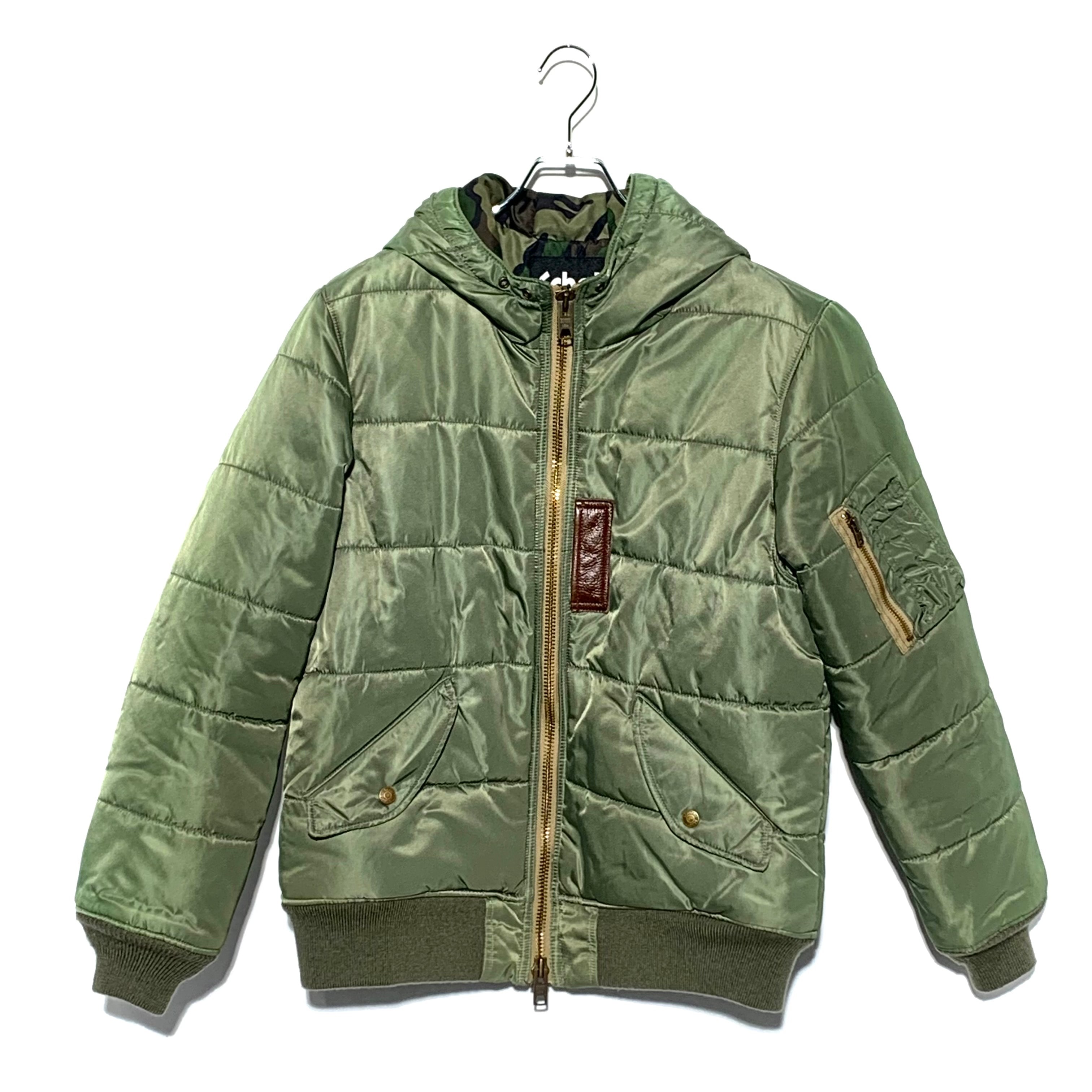 STUSSY Schott NYLON JACKET Khaki