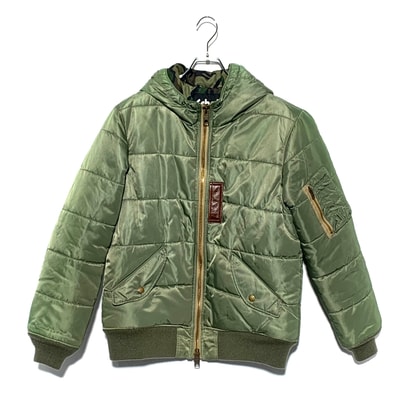 STUSSY Schott NYLON JACKET Khaki