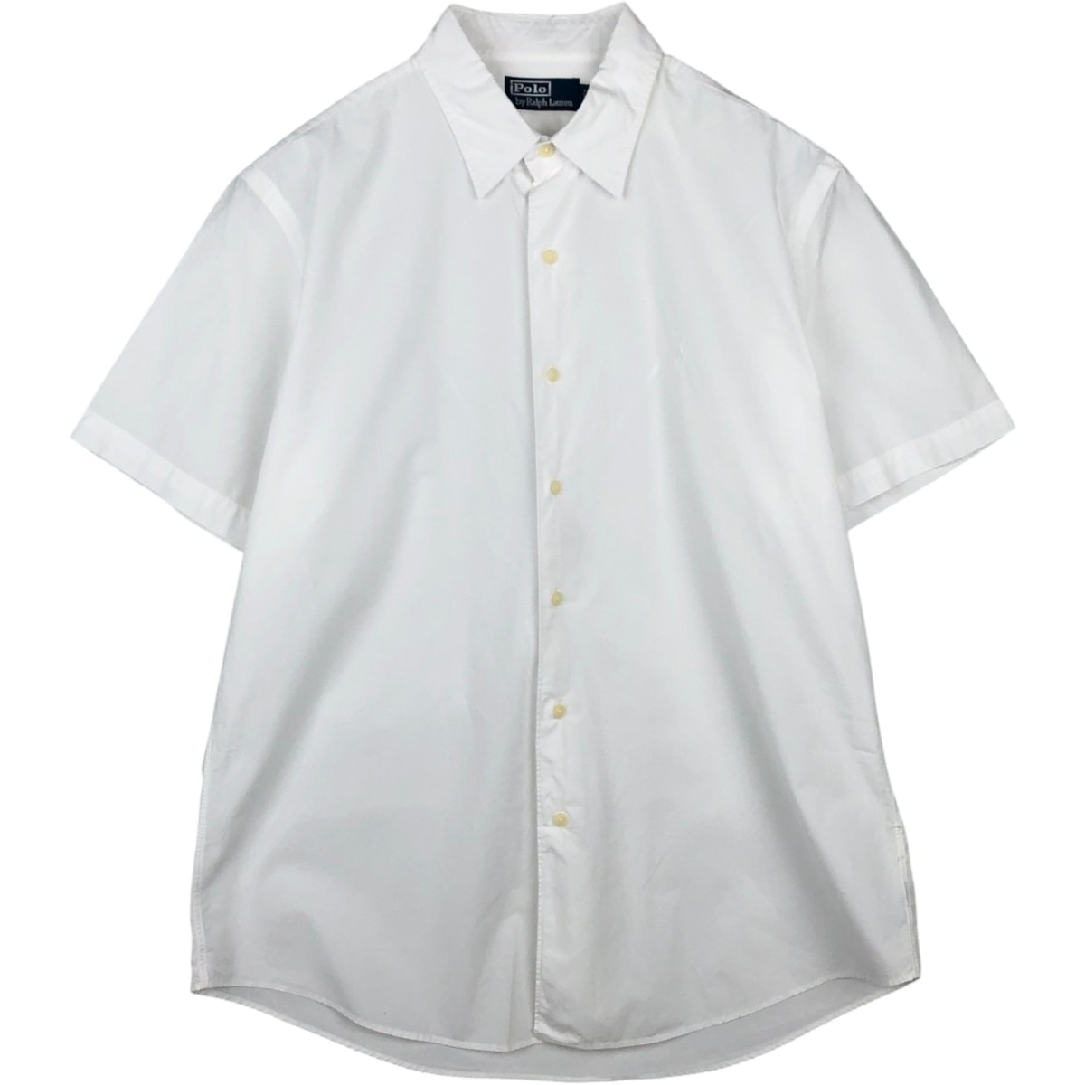 古着 ラルフローレン Ralph Lauren POLO by Ralph Lauren 半袖 コットンシャツ メンズL相当/eaa641042