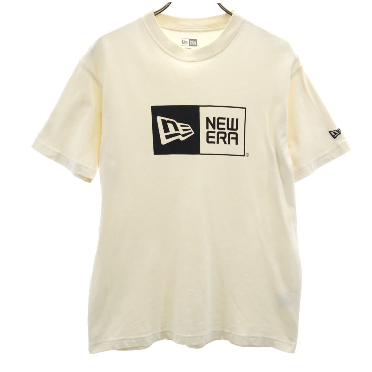 NEW ERA ニューエラ 半袖 Tシャツ S アイボリー