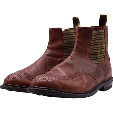 古着 アレンエドモンズ ALLEN EDMONDS Knightsbridge ウイングチップ サイドゴアブーツ USA製 9 2/1 メンズ27.5cm相当/saa013346