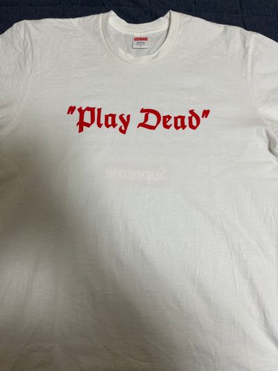 Supreme Play Dead Tee "White"