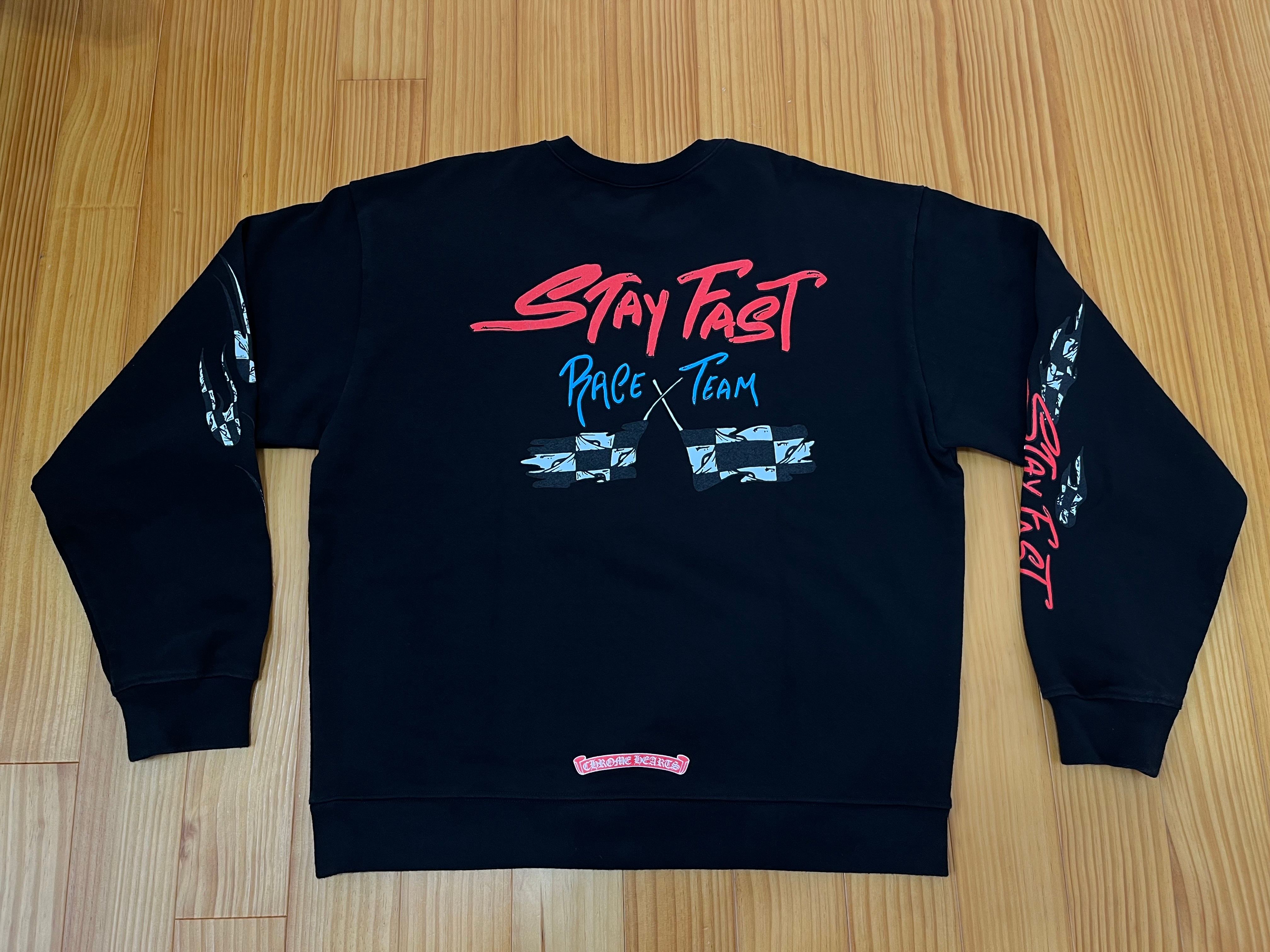 Chrome Hearts Matty Boy PPO Stay Fast Race Team Sweatshirts "Black"