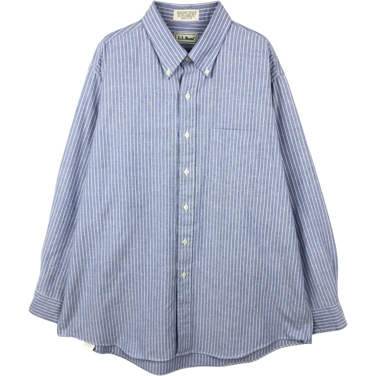 古着 ~90年代 エルエルビーン L.L.Bean 長袖 ボタンダウンストライプシャツ メンズXXL相当 ヴィンテージ/eaa662882