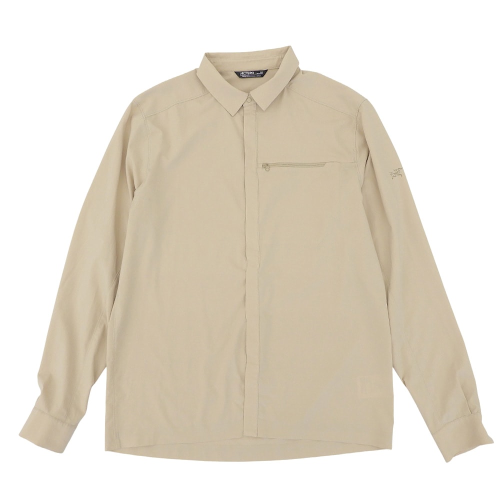 アークテリクス SKYLINE LS SHIRT スカイライン ロングスリーブ シャツ トップス メンズ ベージュ L 23年製 L
