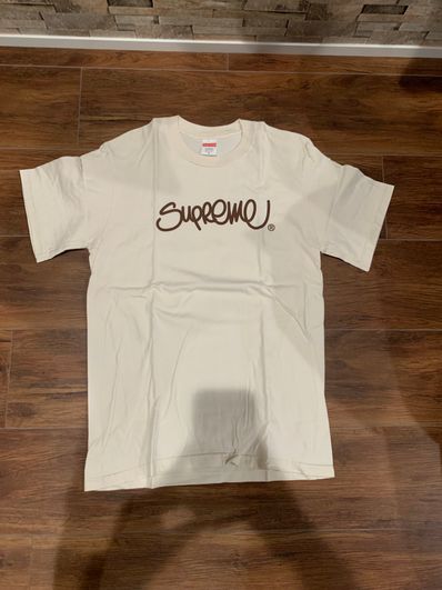 Supreme Handstyle Tee "Natural"
