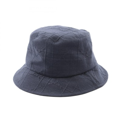 ディオール Dior TEDDY-D ボブハット 帽子 デニム レディース ネイビー系 【中古】