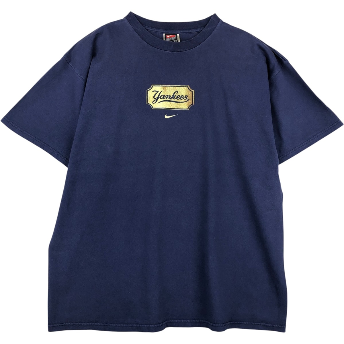 古着 ~00年代 ナイキ NIKE TEAM MLB NEW YORK YANKEES ニューヨークヤンキース スポーツプリントTシャツ メンズXL相当/eaa638790
