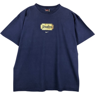 古着 ~00年代 ナイキ NIKE TEAM MLB NEW YORK YANKEES ニューヨークヤンキース スポーツプリントTシャツ メンズXL相当/eaa638790