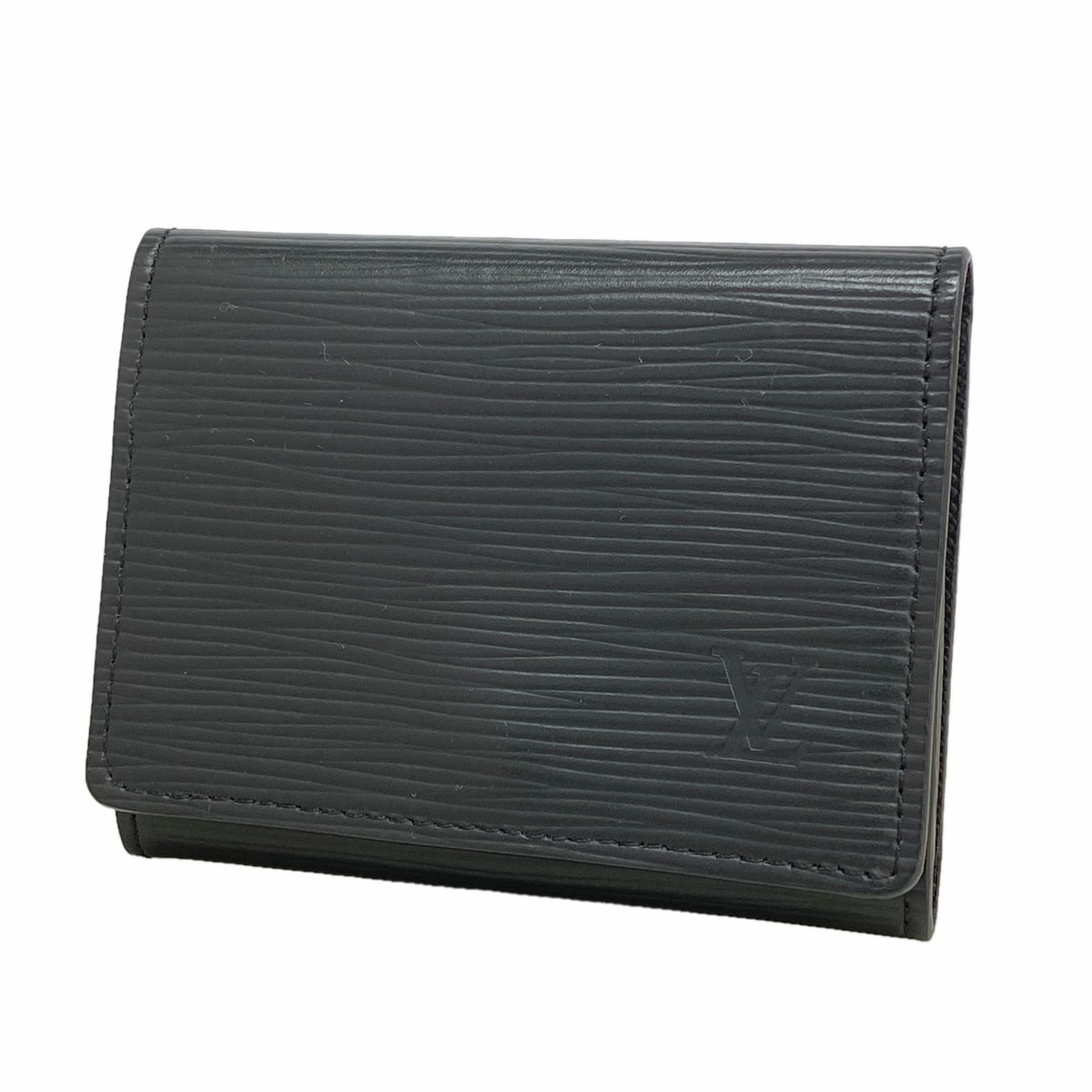 【6kb1891-h】ルイヴィトン 名刺入れ エピ アンヴェロップカルトドゥヴィジットNM M62292 ノワール【中古】メンズ レディース ユニセックス