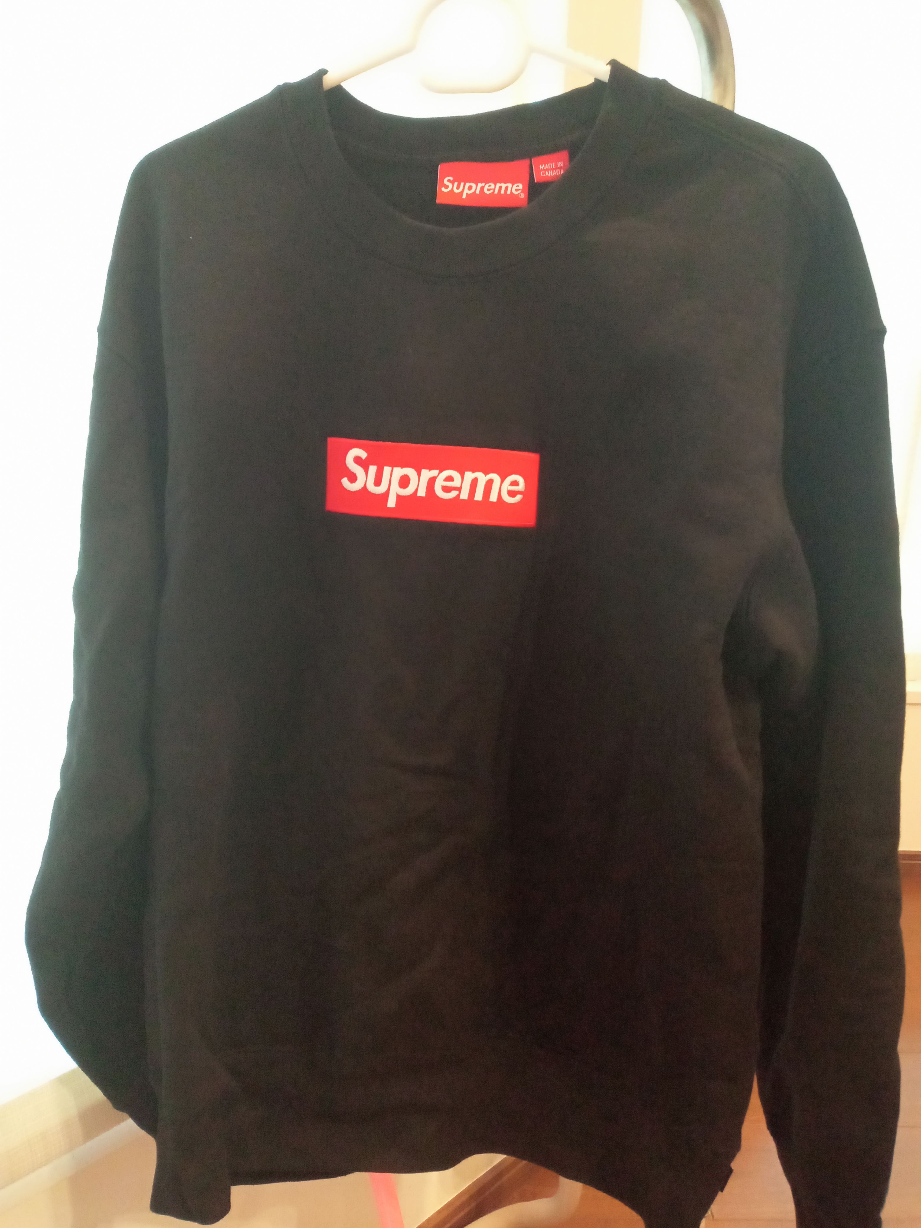 Supreme Box Logo Crewneck "Black" (22FW)