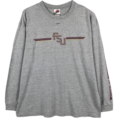 古着 ~00年代 ナイキ NIKE TEAM カレッジ ロングTシャツ ロンT メンズXL相当/eaa667997