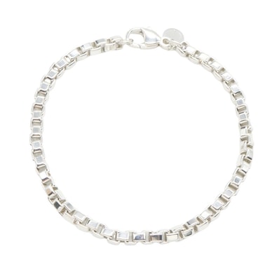 ティファニー TIFFANY&CO ベネチアン ブレスレット ブレスレット アクセサリー シルバー925 レディース シルバー系 【中古】