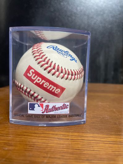 12SS supreme×Rawlings BOXロゴ野球ボール