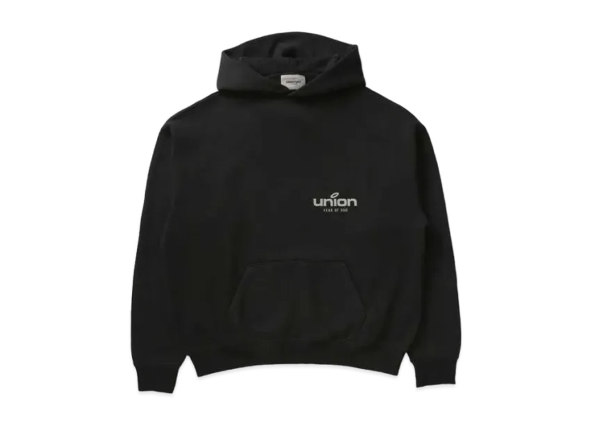 FEAR OF GOD ESSENTIALS × UNION Vintage Hoodie Vintage "Black"